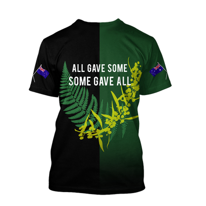 Honor and respect day Soldier 3D print shirts