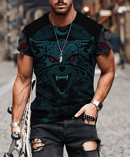 Wolf Viking 3D All Over Printed Unisex Shirts