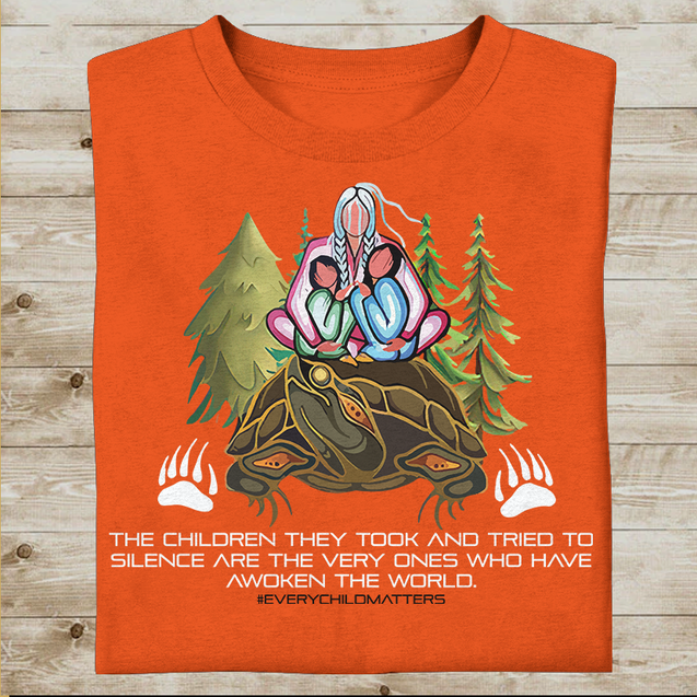 The Children They Took And Tried To Silence Native American T-Shirt VP24012204