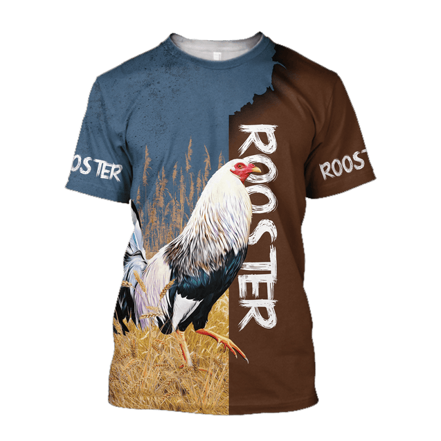 Premium Rooster 3D All Over Printed Unisex Shirts