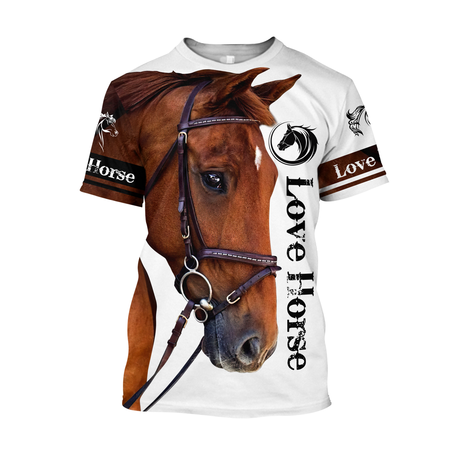 Love Horse 3D All Over Printed Hoodie Pi112056