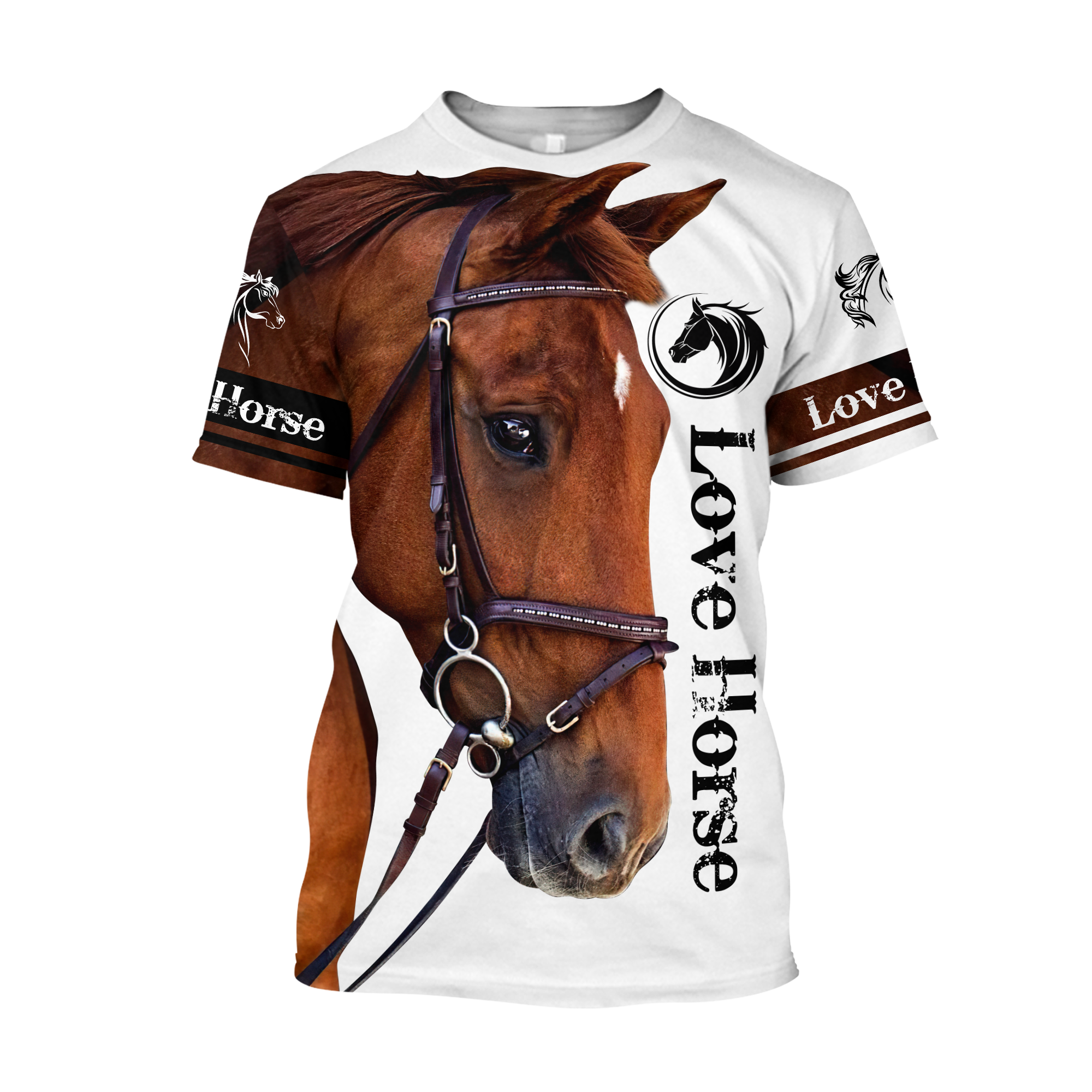 Love Horse 3D All Over Printed Hoodie Pi112056