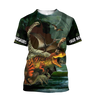 Customize Name Dinosaur 3D All Over Printed Unisex Shirts Dinosaur Species