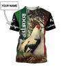 Personalized Name Rooster Mexico 3D All Over Printed Hoodie