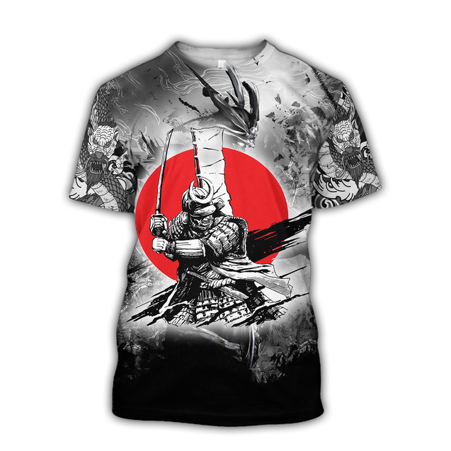 Premium Unisex 3D Printed Samurai Tattoo Shirts MEI