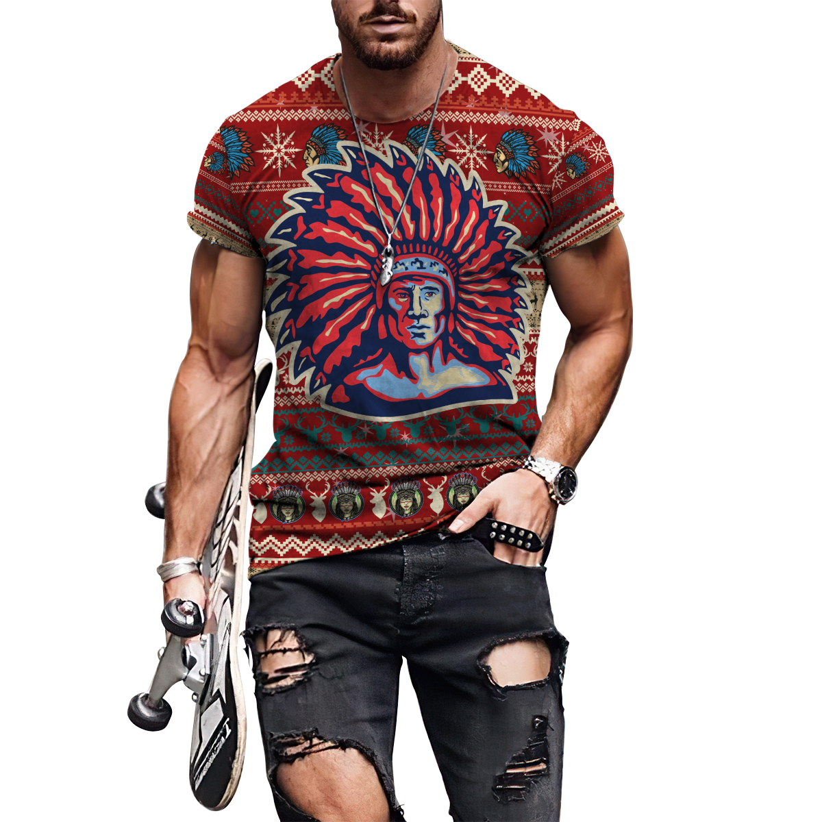 Native American 3D All Over Printed Unisex Shirts