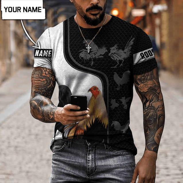 Personalized Rooster 3D Printed Unisex Shirts DD04052106