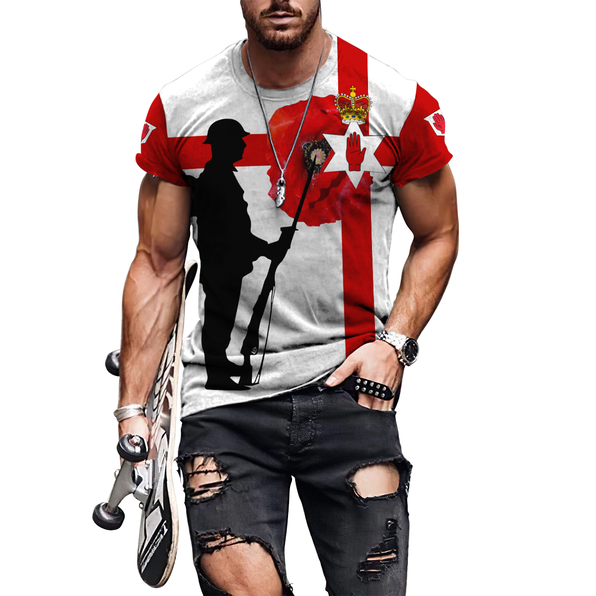 36th Division Remembrance Day Lest We Forget 3D All Over Printed Unisex Shirts