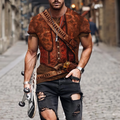 Cowboy Cosplay 3D All Over Printed Combo T-Shirt BoardShorts