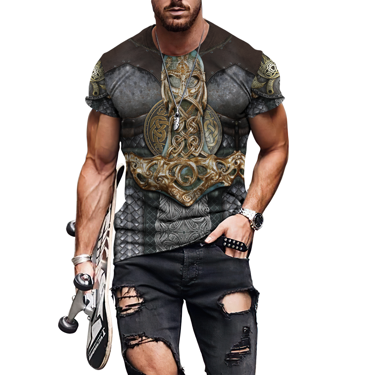 Viking Armor 3D All Over Printed Unisex Shirts