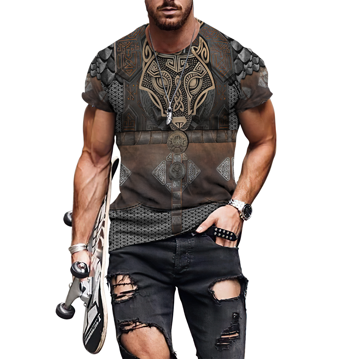 Viking Armor 3D All Over Printed Unisex Shirts