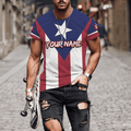 Customize Name Puerto Rico 3D All Over Printed Unisex Shirts