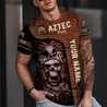 Personalized Name Aztec Pride 3D All Over Printed Hoodie DQB19042101