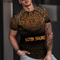 Aztec Mexican Customize 3D All Over Printed Shirts For Men And Women