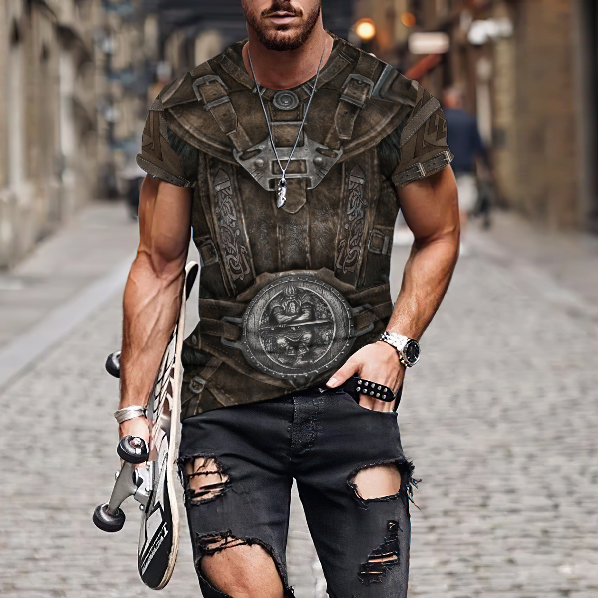 Viking Armor 3D All Over Printed Unisex Shirts
