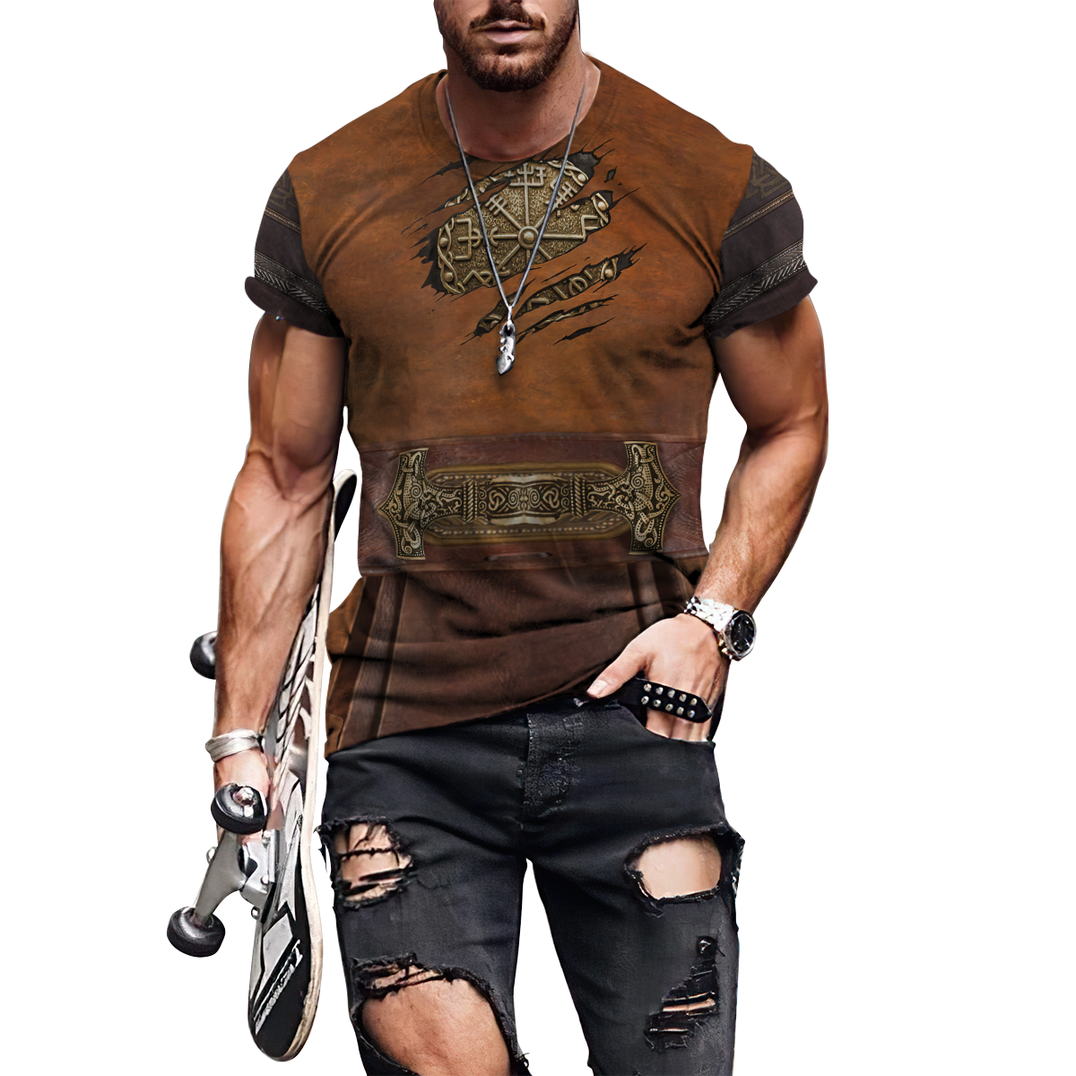 Viking Armor 3D All Over Printed Unisex Shirts