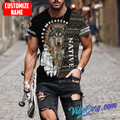 Customized Name Native American 3D All Over Printed Unisex Shirts