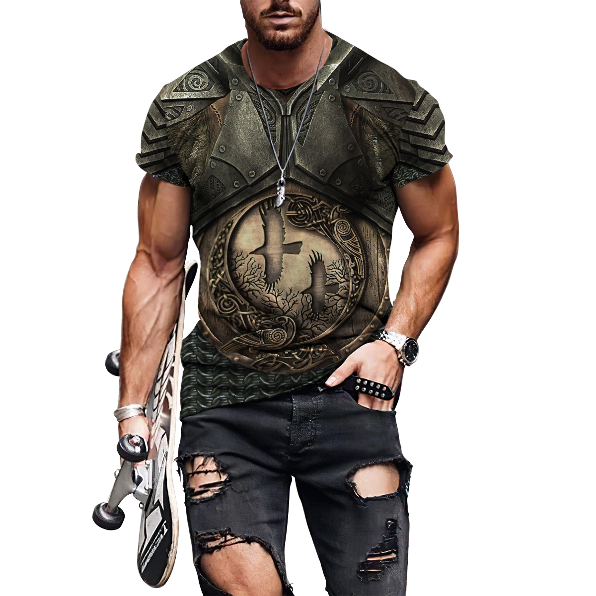Viking Armor 3D All Over Printed Unisex Shirts