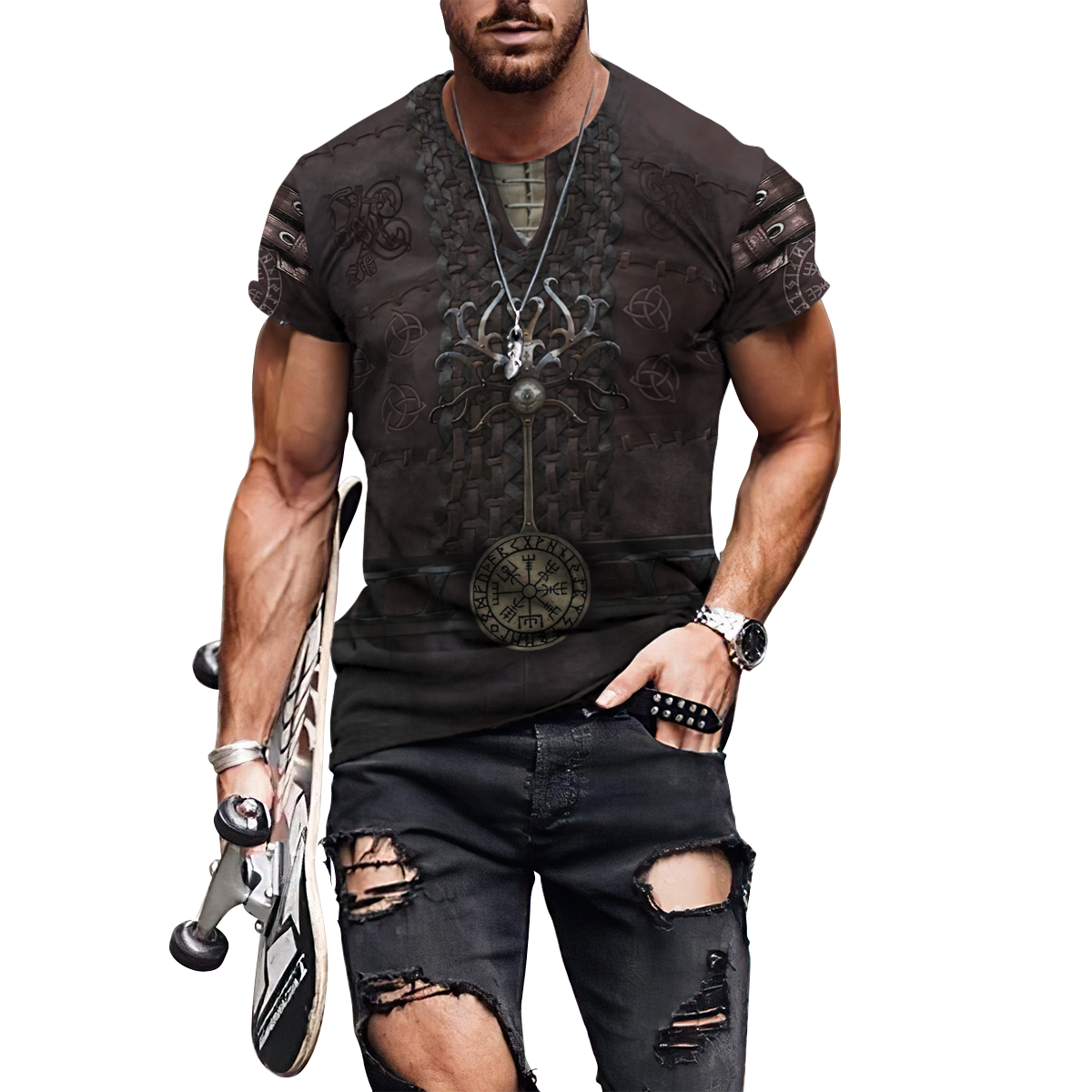 Viking Armor 3D All Over Printed Unisex Shirts