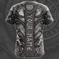 Customized Name Viking 3D All Over Printed Unisex Shirts