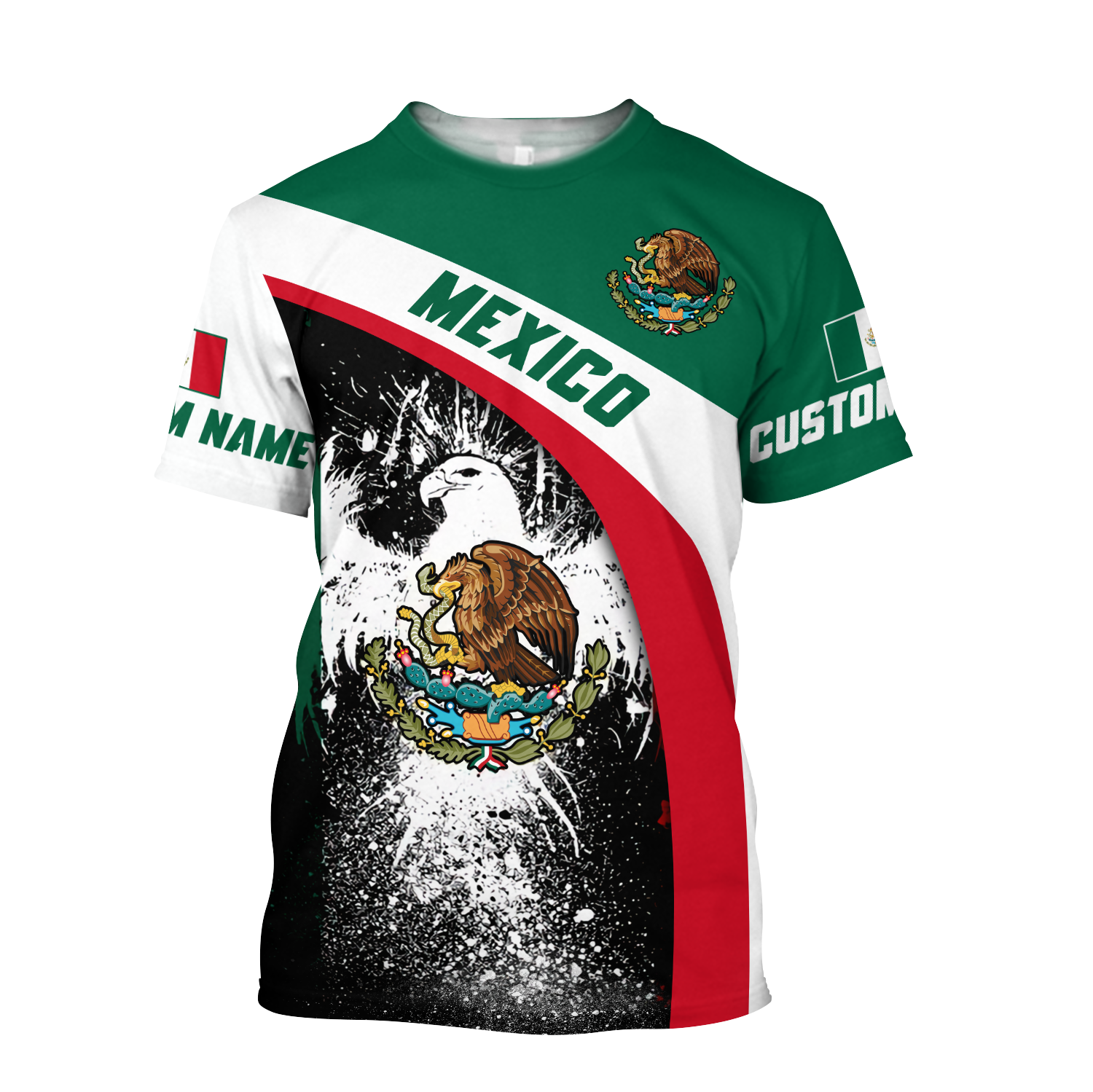 Mexico Hoodie Persionalized 3D All Over Printed Shirts