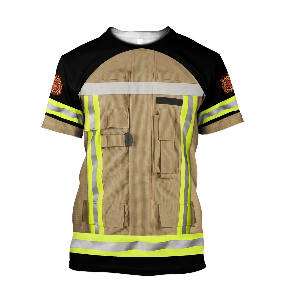 Customize QR Code Firefighter Hoodie For Men And Women MH17022101