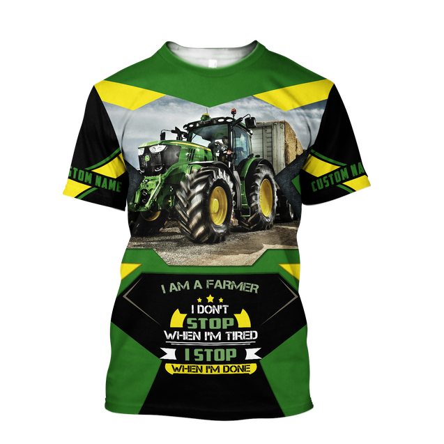 3D All Over Printed Tractor  Unisex Shirts Custom Name XT PD04022101