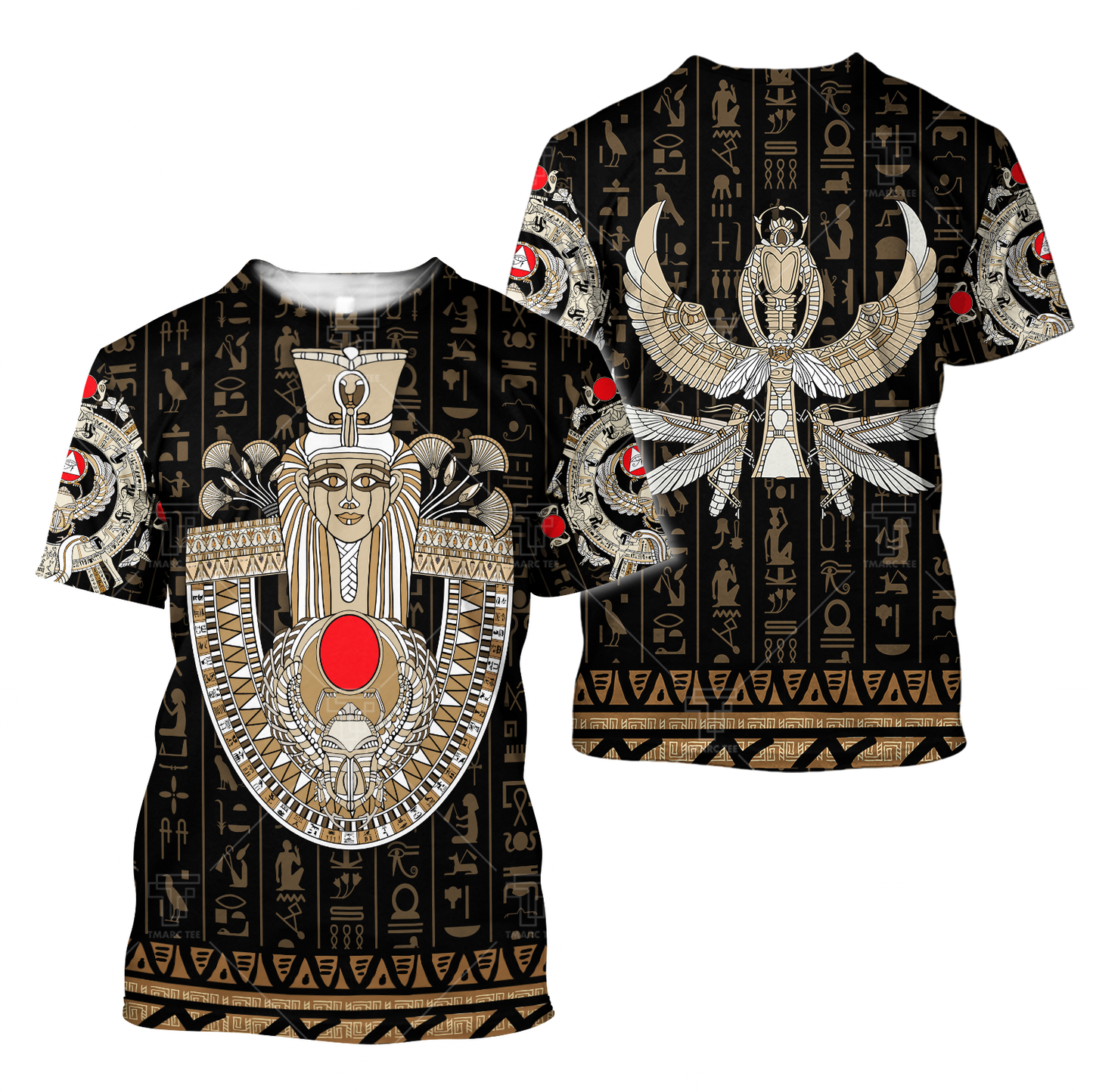 Ancient Egypt ver1 Painting Pattern 3D Tattoo Printed Shirts