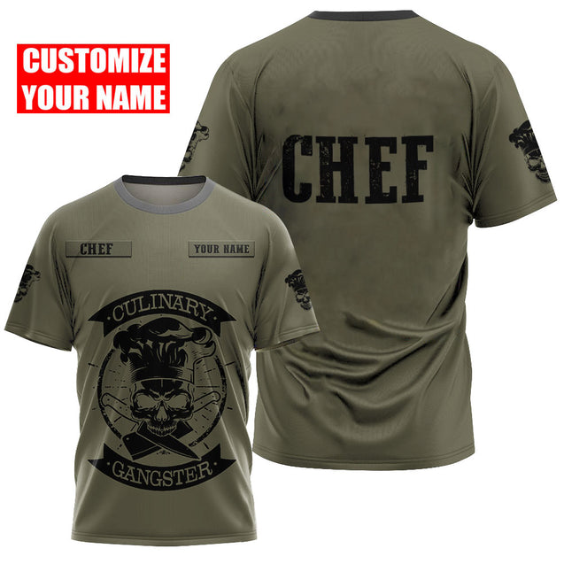 Custom Name Master Chef 3D All Over Printed Unisex Shirts