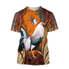 Premium Rooster 3D Printed Unisex Shirts