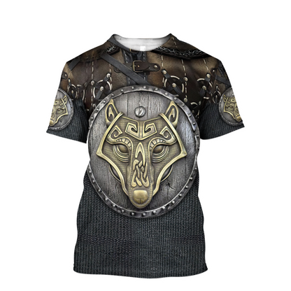 Viking Armor 3D All Over Printed Unisex Shirts