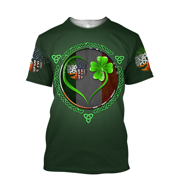 Premium Irish Saint Patrick's Day 3D Printed Unisex Shirts TN