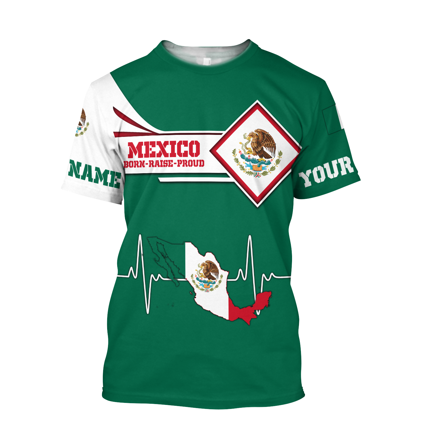 Personalized Mexican Pride Unisex Hoodie