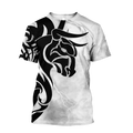 Premium Tribal Tattoo Bulls 3D Printed Unisex Shirts