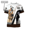 Personalized Name Bull Riding 3D All Over Printed Unisex Shirts Ride The Bull