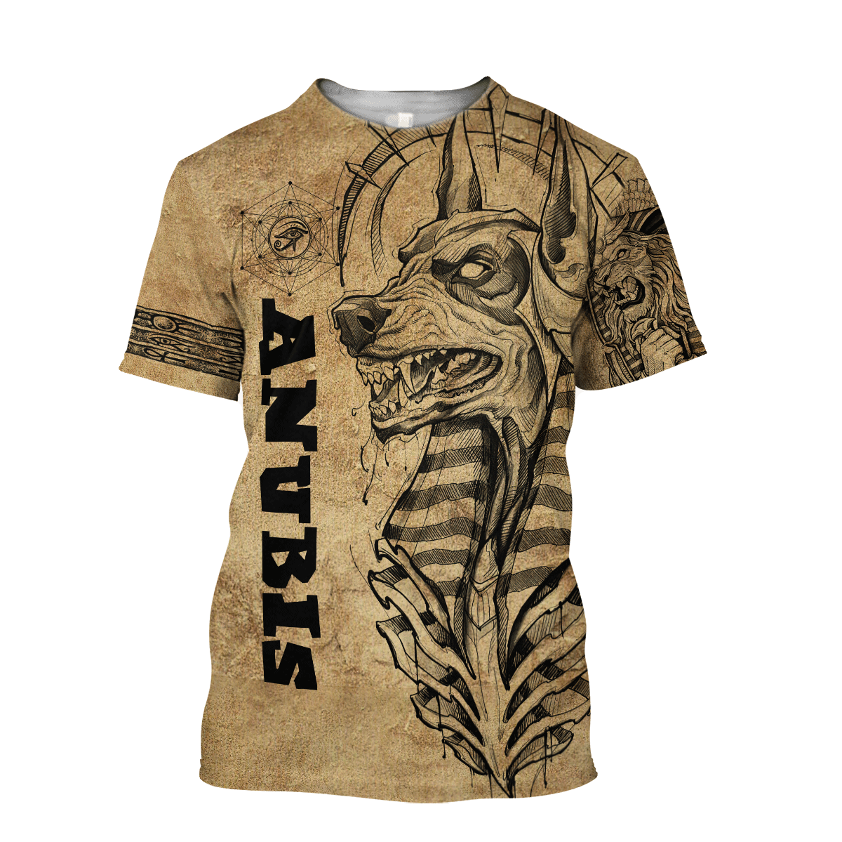 Egyptian Gods Ancient Anubis Tattoo unisex 3d print shirts