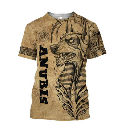 Egyptian Gods Ancient Anubis Tattoo unisex 3d print shirts