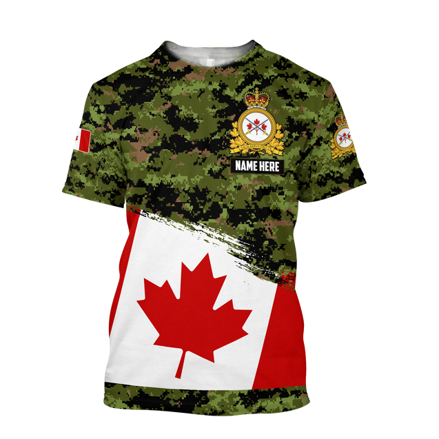 Personalized Name XT Canadian Army Pullover 3D All Over Printed Shirts TNA12032105