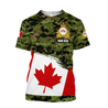 Personalized Name XT Canadian Army Pullover 3D All Over Printed Shirts TNA12032105