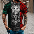 Aztec Warrior Mexico 3D All Over Printed Hoodie