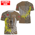 Custom name Anzac day The ode remembrance Soldier 3D printed summer shirts