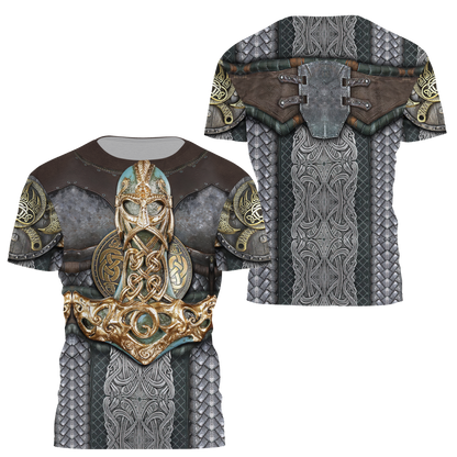 Viking Armor 3D All Over Printed Unisex Shirts