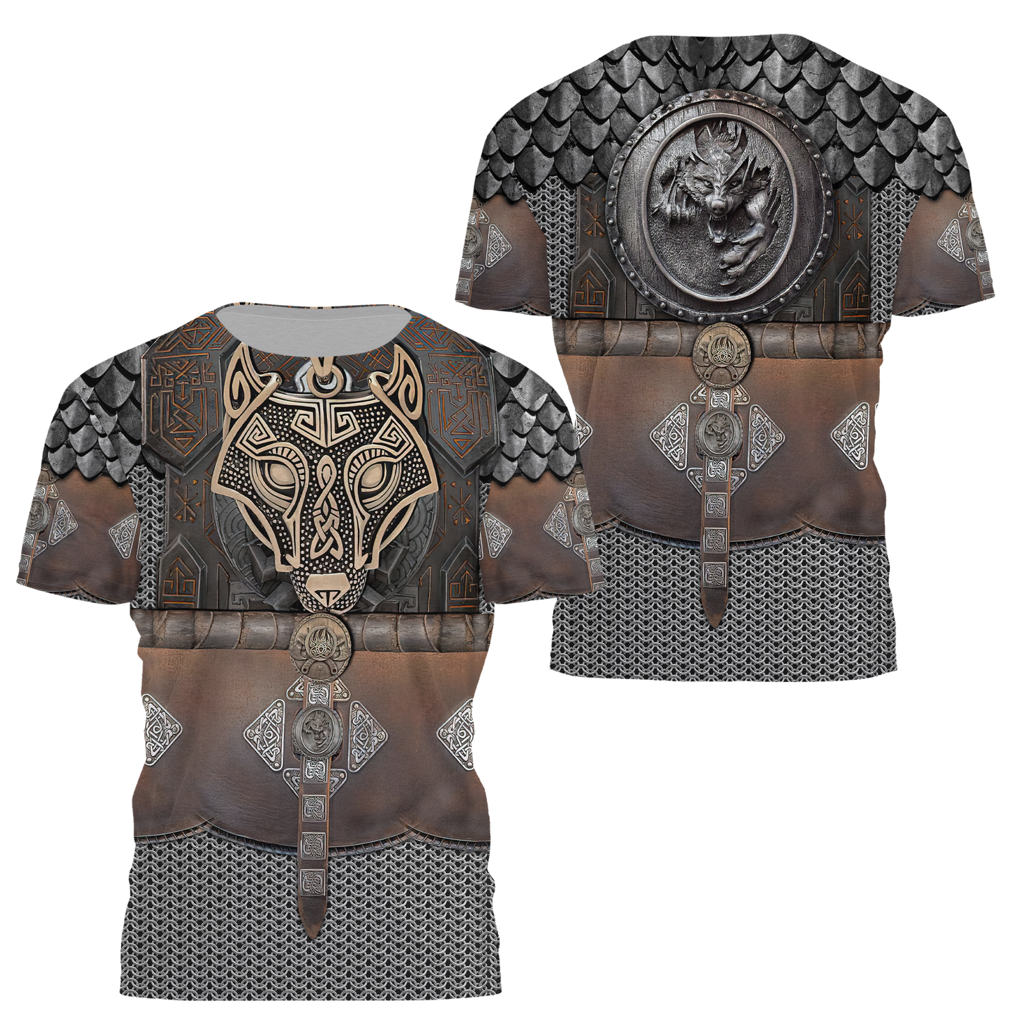 Viking Armor 3D All Over Printed Unisex Shirts