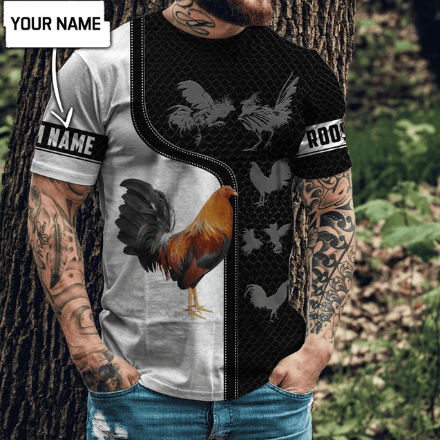 Personalized Rooster 3D Printed Unisex Shirts DD04052105