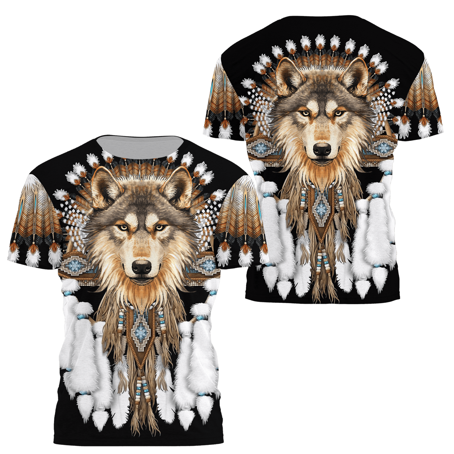 Native American 3D All Over Printed Shirts for Women