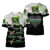 Customize Name Dinosaur 3D All Over Printed Unisex Shirts My Favorite Dinosaur