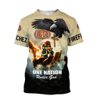 Customize Name Firefighter Hoodie Shirts For Men And Women TNA09032101