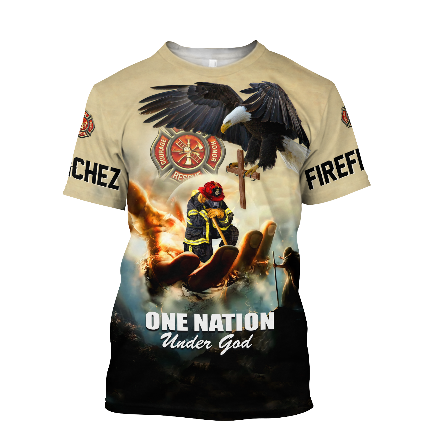 Customize Name Firefighter Hoodie Shirts For Men And Women TNA09032101