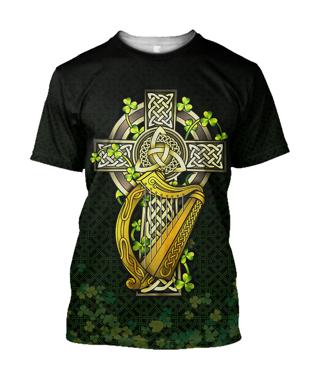 Premium 3D Printed Irish Cross Shirts MEI