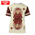 Gift For Mom Lion Queen Poker 3D All Over Printed Shirts